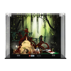 Lego 75330 Dagobah Jedi Training Diorama - Display Case