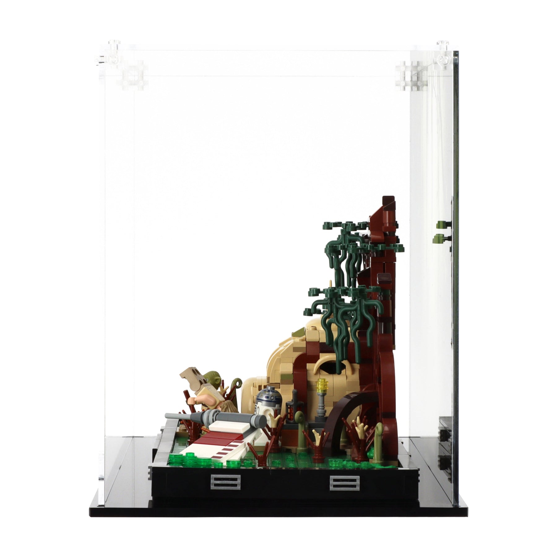 Lego 75330 Dagobah Jedi Training Diorama - Display Case