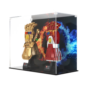 Lego 76191 Infinity Gauntlet & Lego 76223 Nano Gauntlet - Display Case