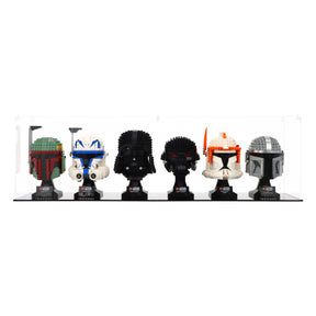 Lego Helmets Display Case for 5-6 Helmets