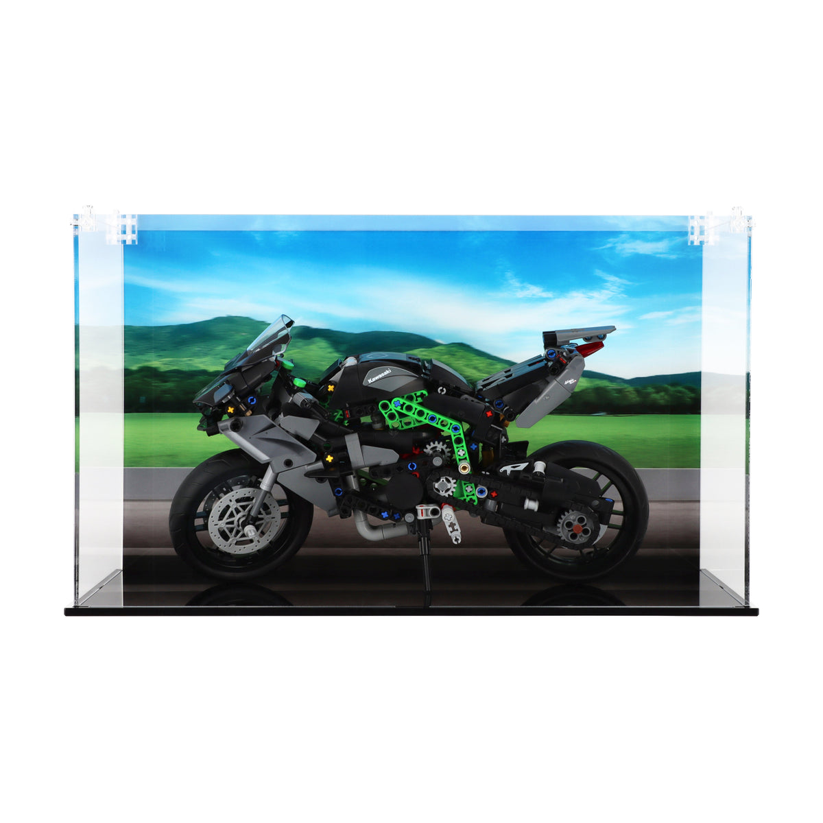 Lego 42170 Kawasaki Ninja H2R Motorcycle - Display Case