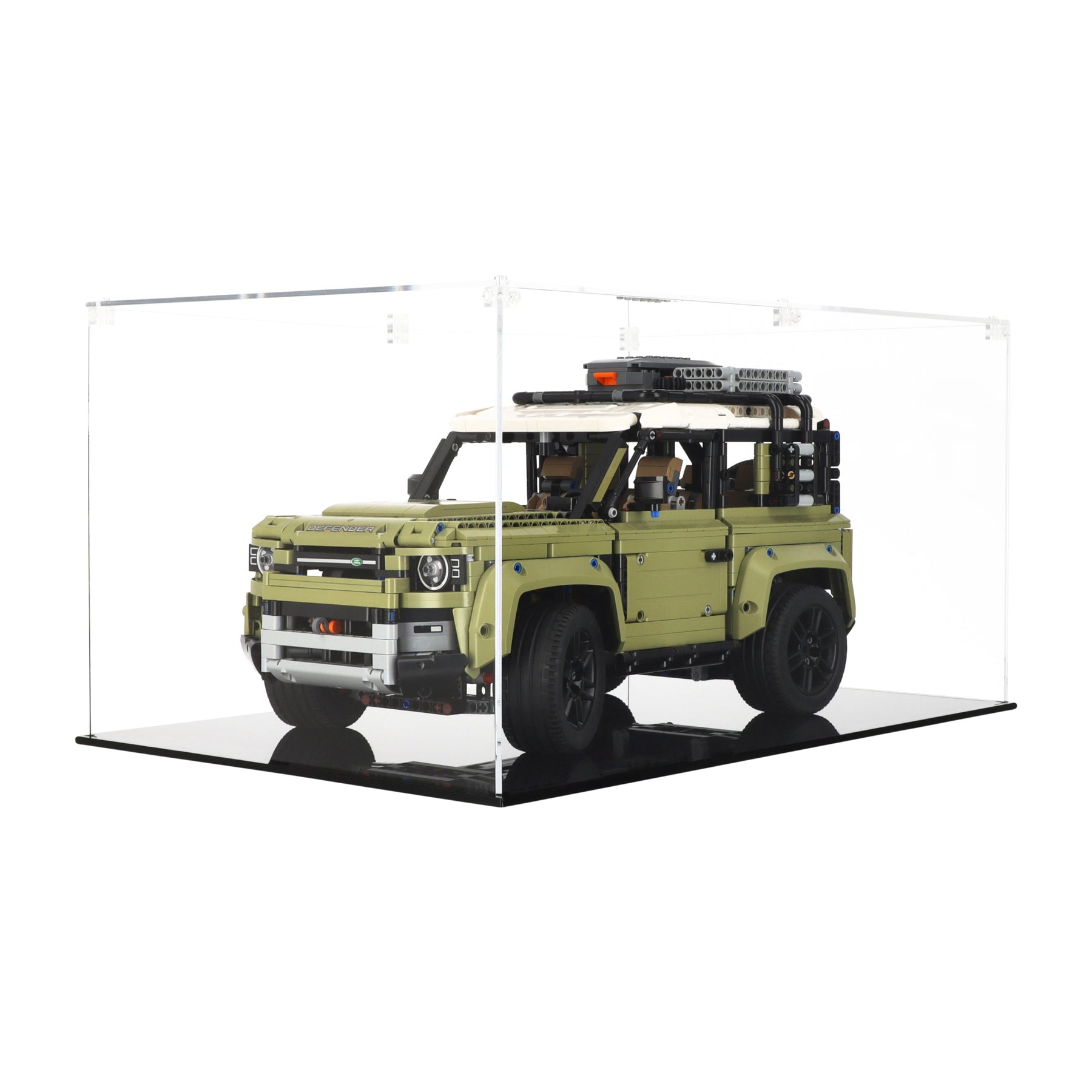 Lego land rover display case sale