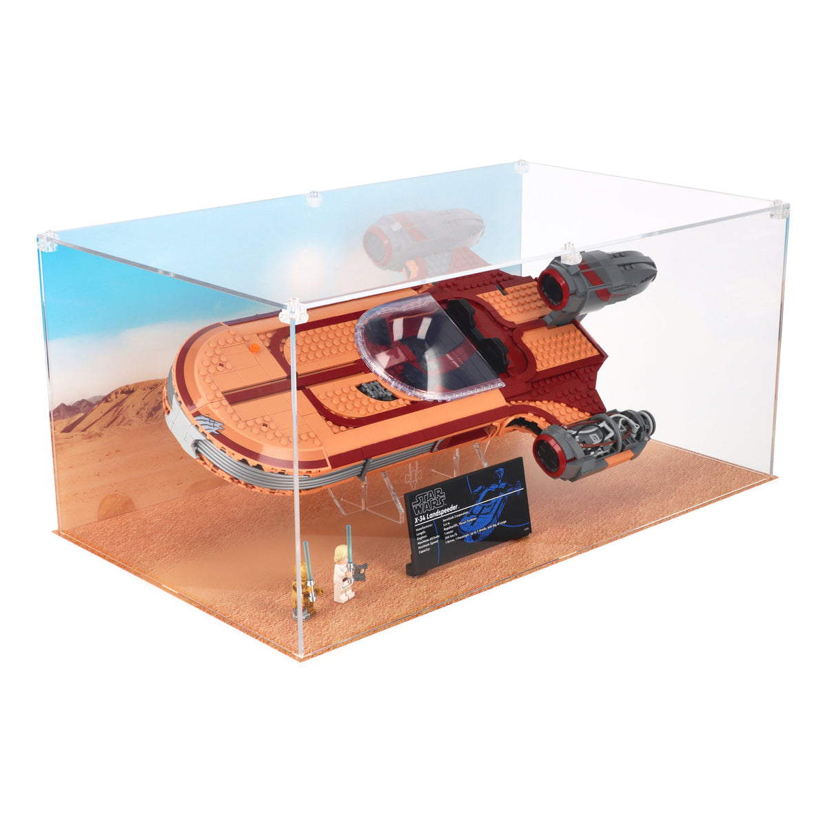 Lego 75341 Luke Skywalker’s Landspeeder - Display Case