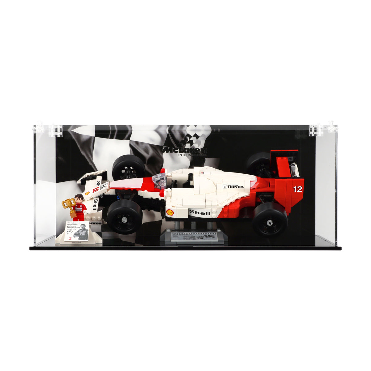 Lego 10330 McLaren MP4/4 & Ayrton Senna - Display Case