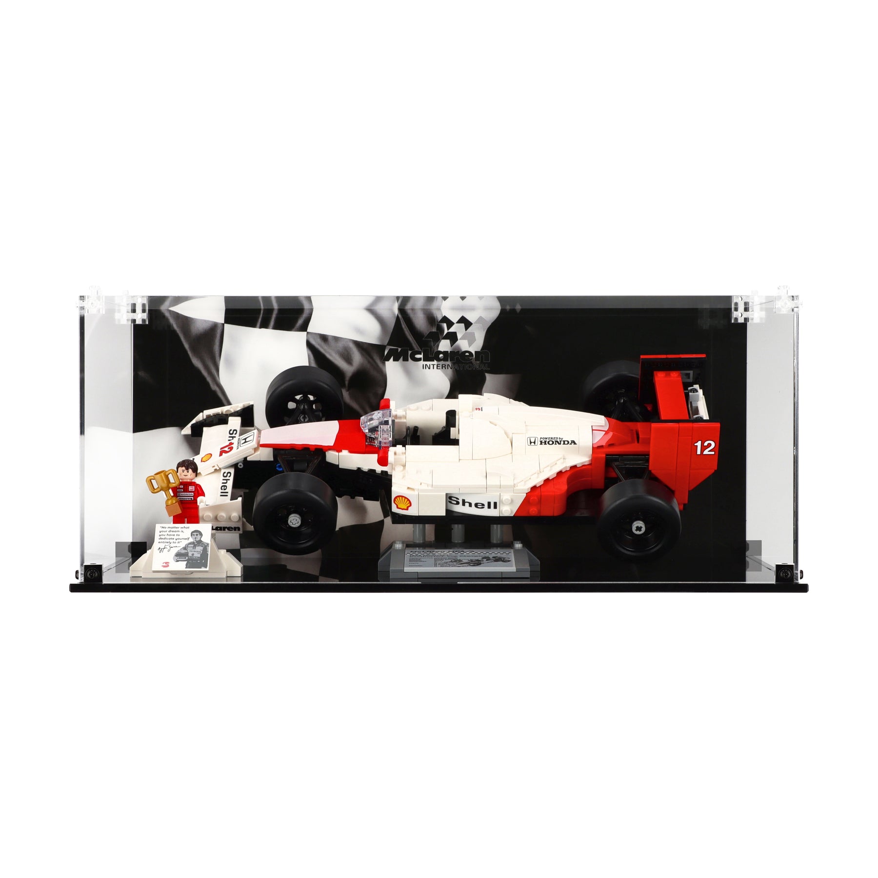 Lego 10330 McLaren MP4/4 & Ayrton Senna - Display Case