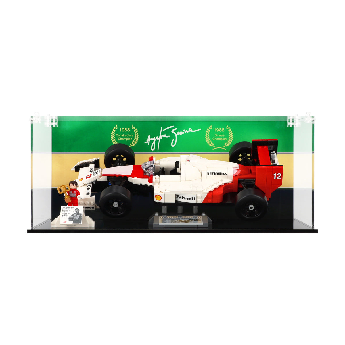 Lego 10330 McLaren MP4/4 & Ayrton Senna - Display Case