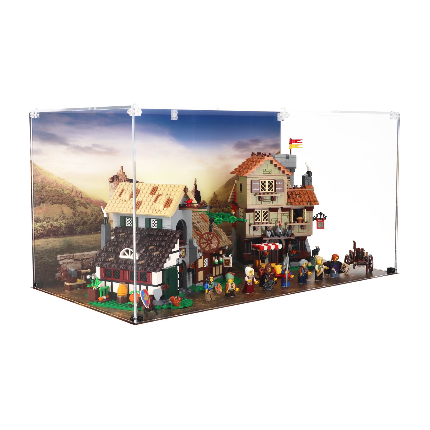 Lego 10332 Medieval Town Square - Display Case