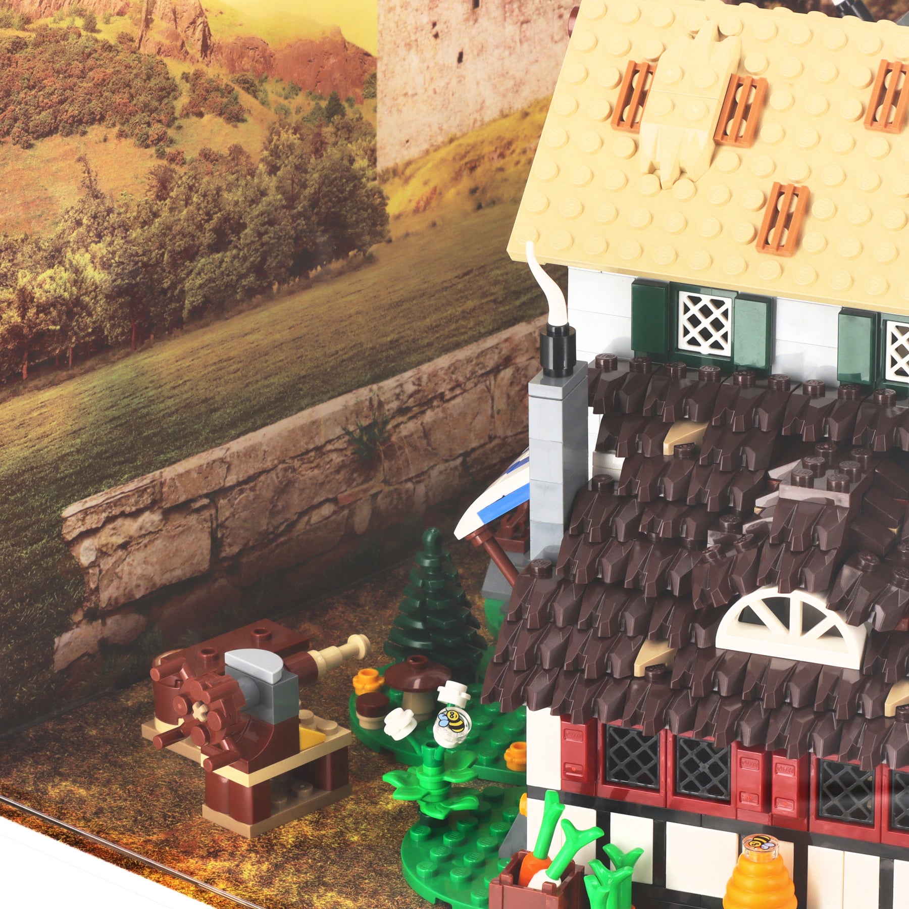 Lego 10332 Medieval Town Square - Display Case