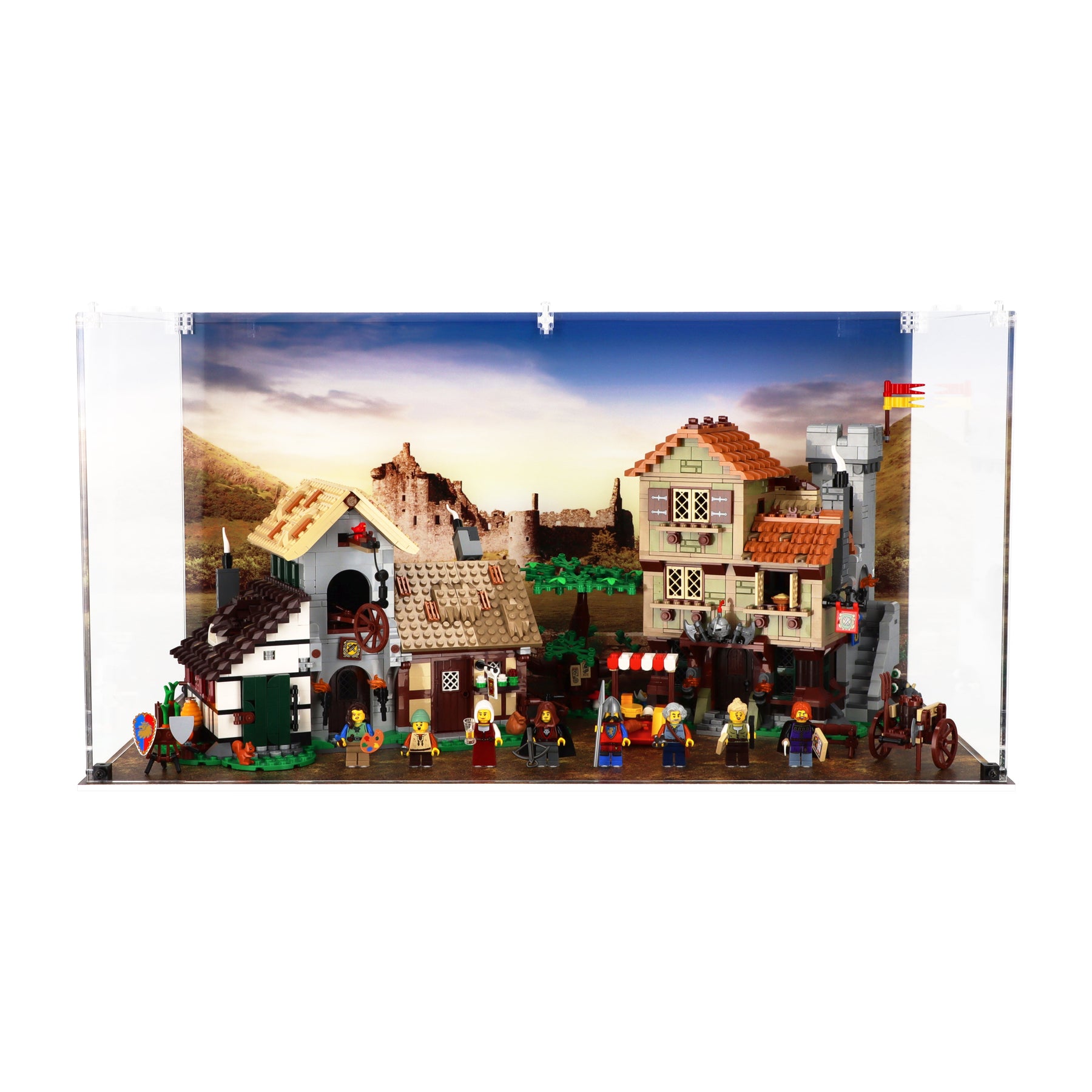 Lego 10332 Medieval Town Square - Display Case