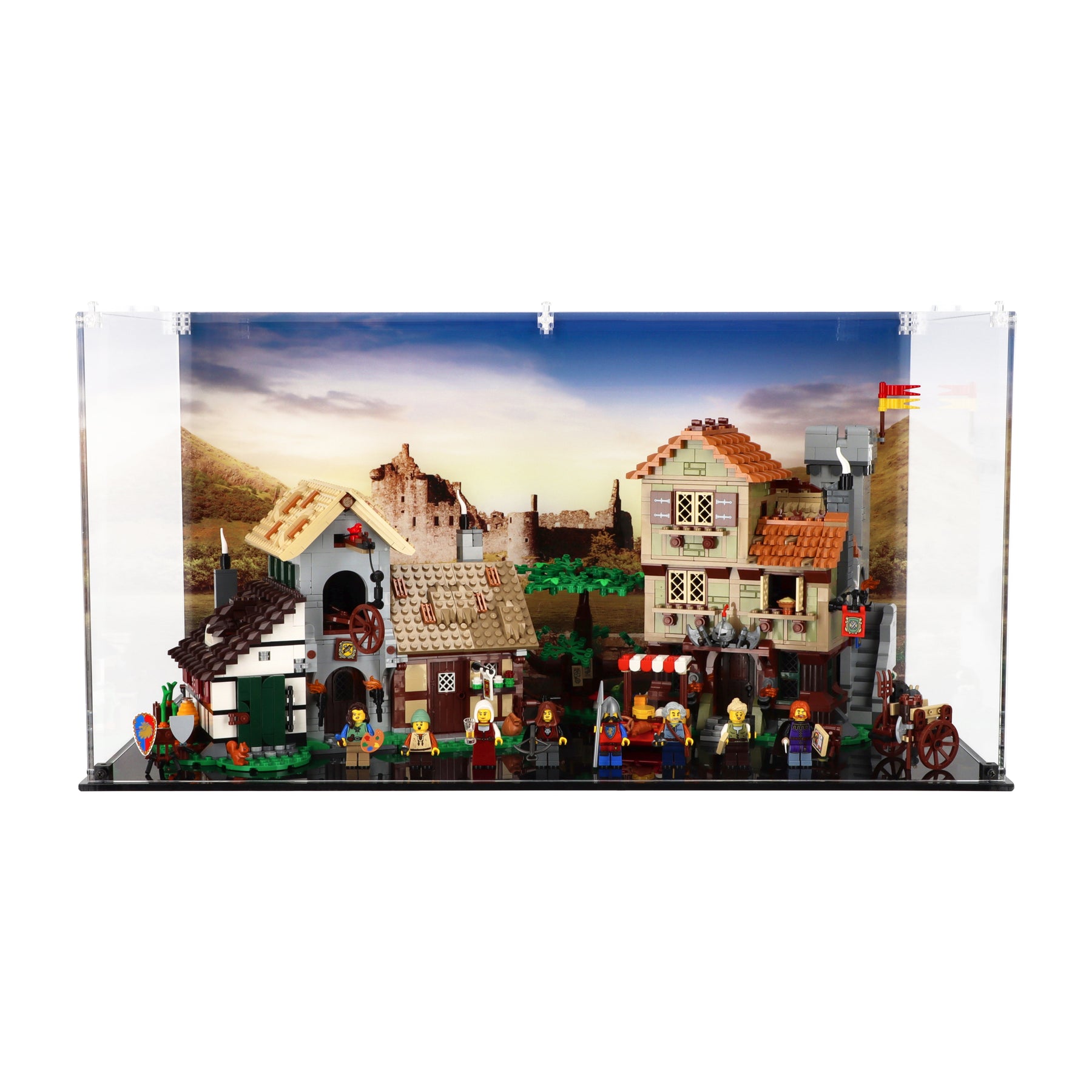 Lego 10332 Medieval Town Square - Display Case