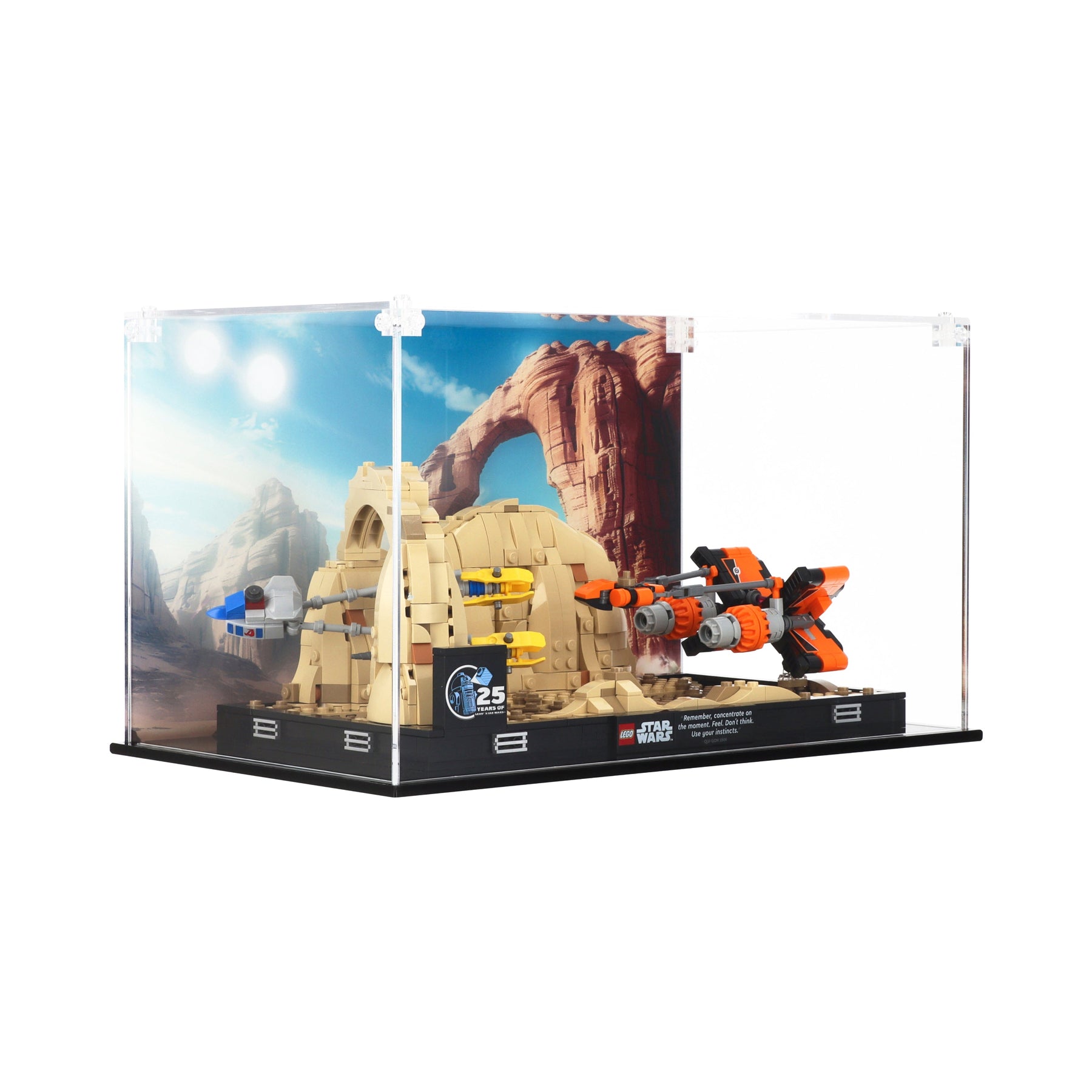 Lego 75380 Mos Espa Podrace Diorama - Display Case