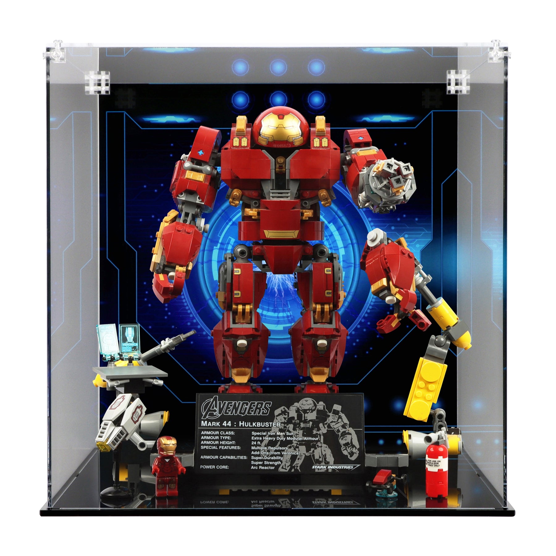 Lego 76105 The Hulkbuster: Ultron Edition - Display Case