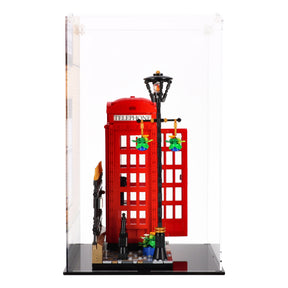 Lego 21347 Red London Telephone Box - Display Case