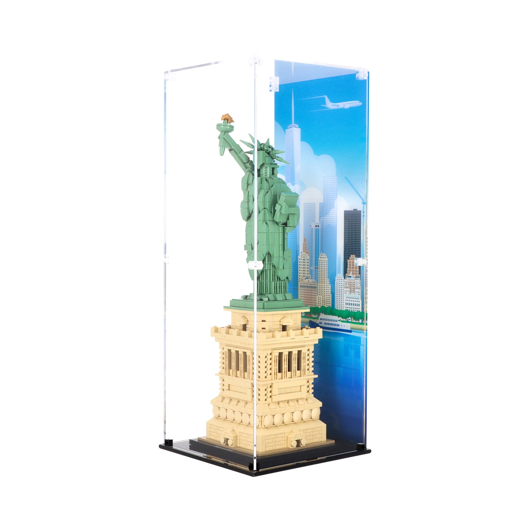 Lego 21042 Statue of Liberty - Display Case