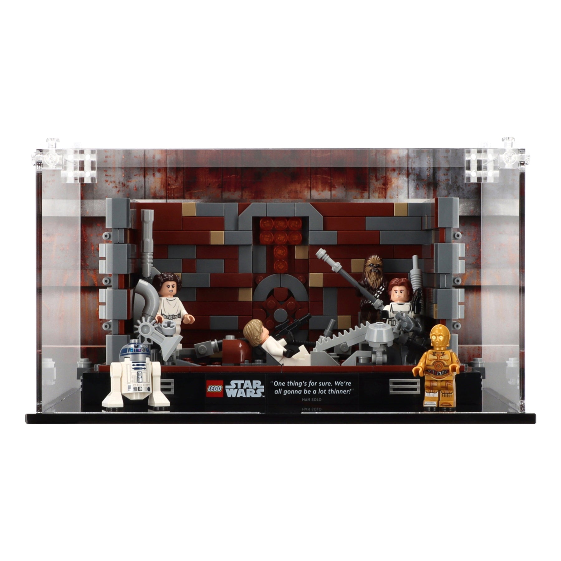 Lego 75339 Death Star Trash Compactor Diorama - Display Case