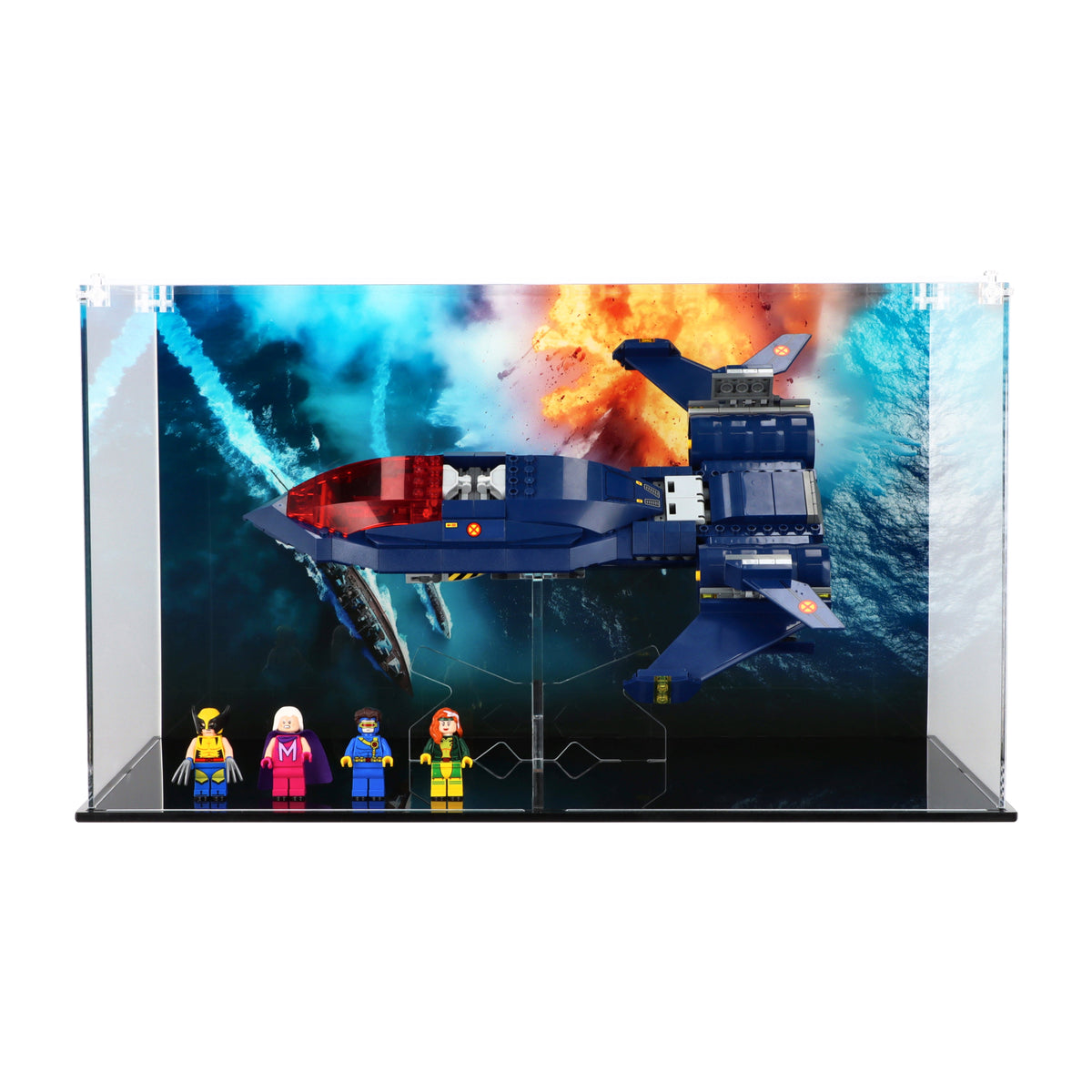 Lego 76281 X-Men X-Jet - Display Case