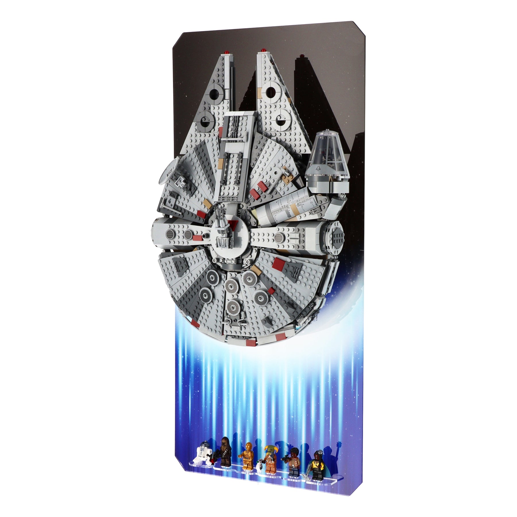 Wall Mounted Display Stand for Lego 75257 Star Wars Millennium Falcon