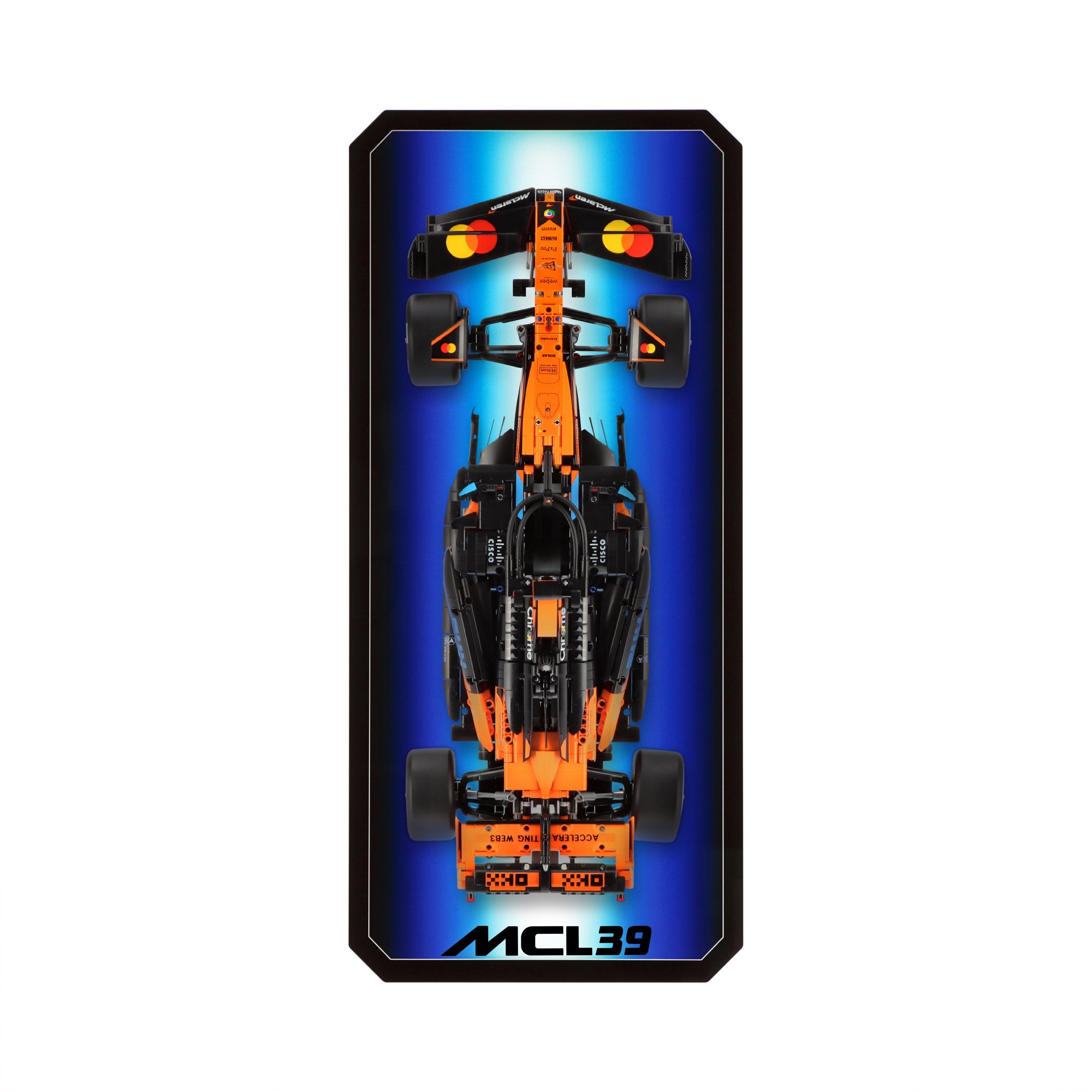 Luxury Wall display for LEGO 42228 McLaren MCL39 F1 Car