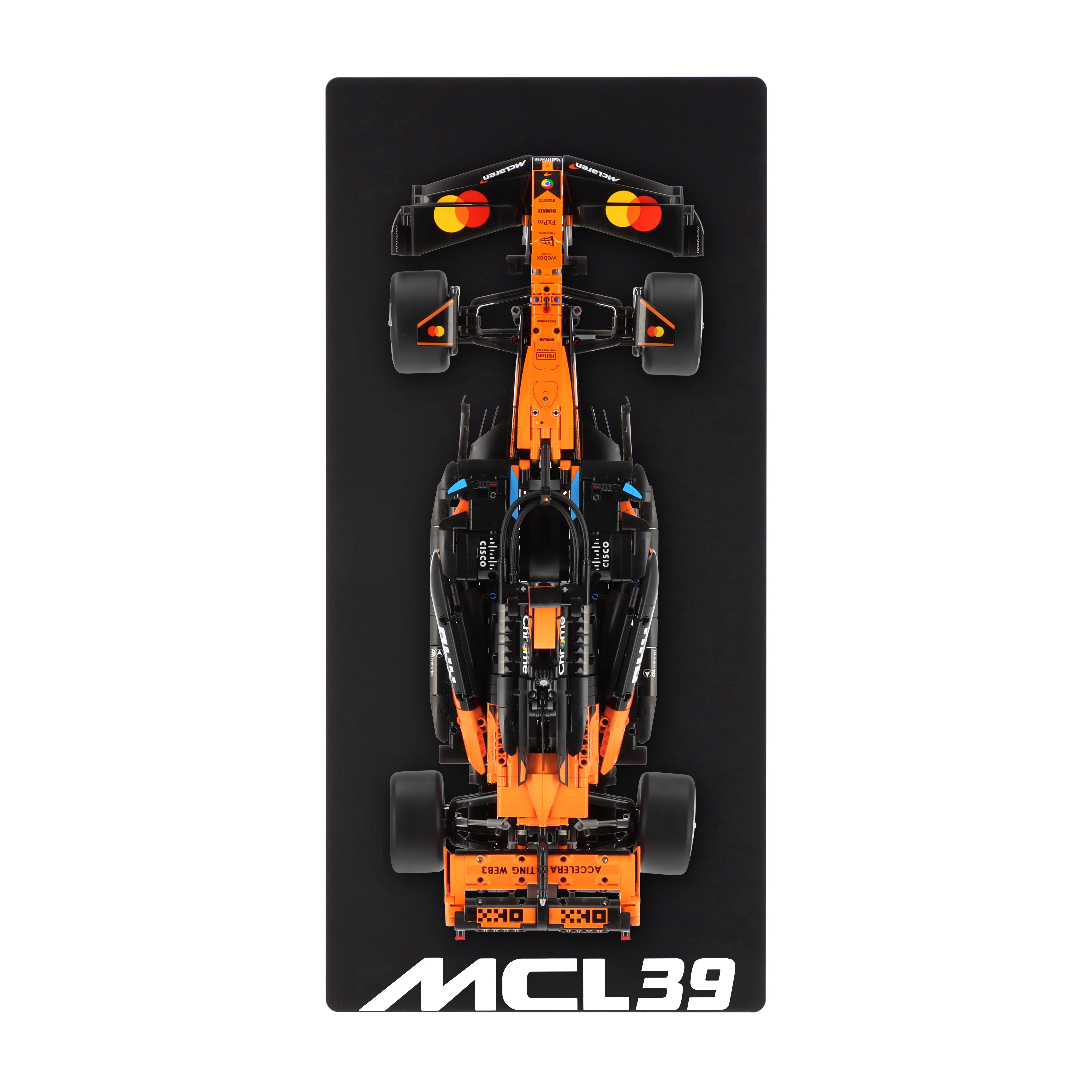 Wall display for LEGO 42228 McLaren MCL39 F1 Car