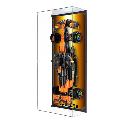 Wall Mounted Display Case for LEGO 42228 McLaren MCL39 F1 Car