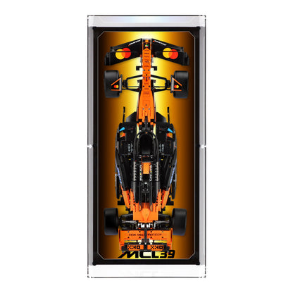 Wall Mounted Display Case for LEGO 42228 McLaren MCL39 F1 Car