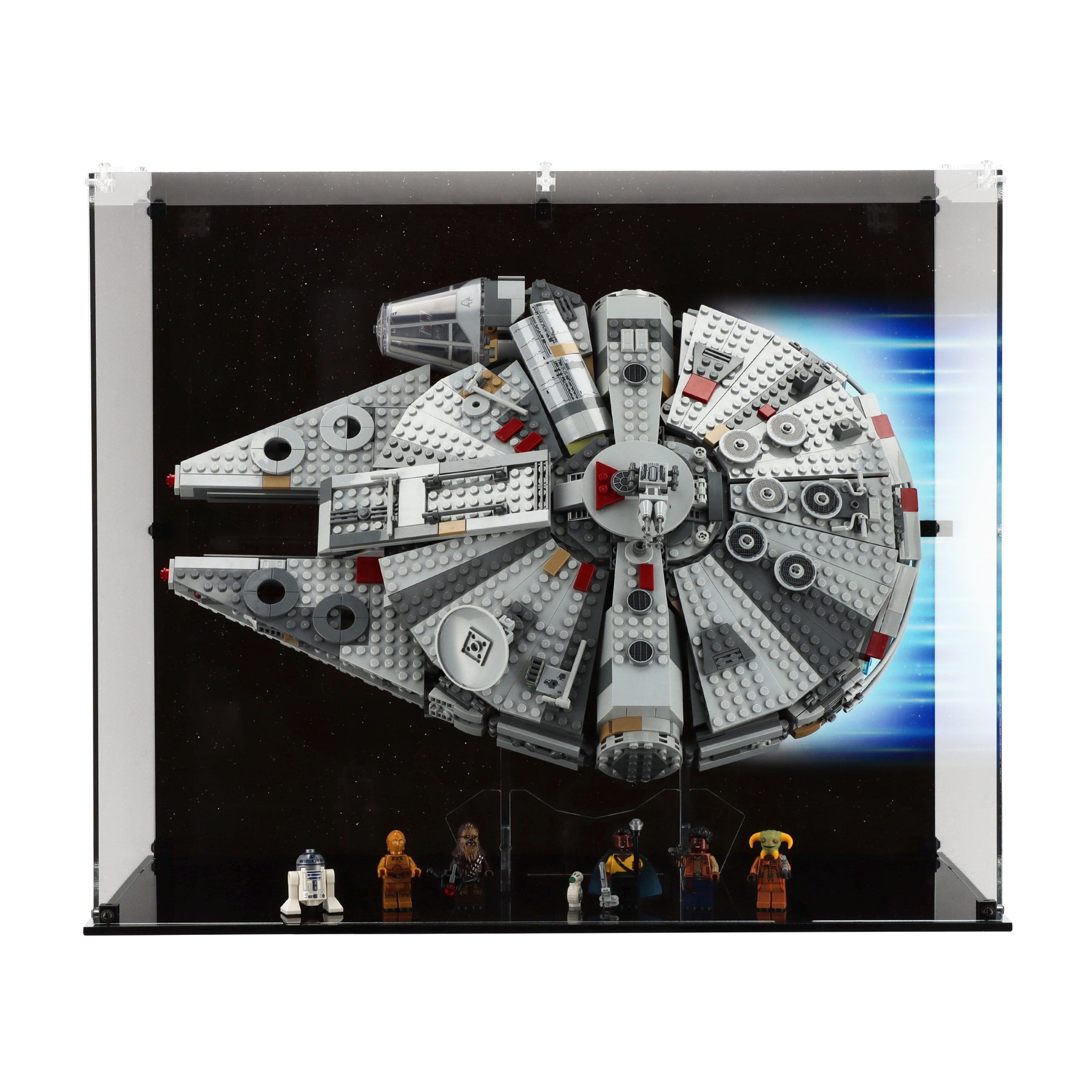 Lego 75257 Millennium Falcon - Display Case - Horizontal