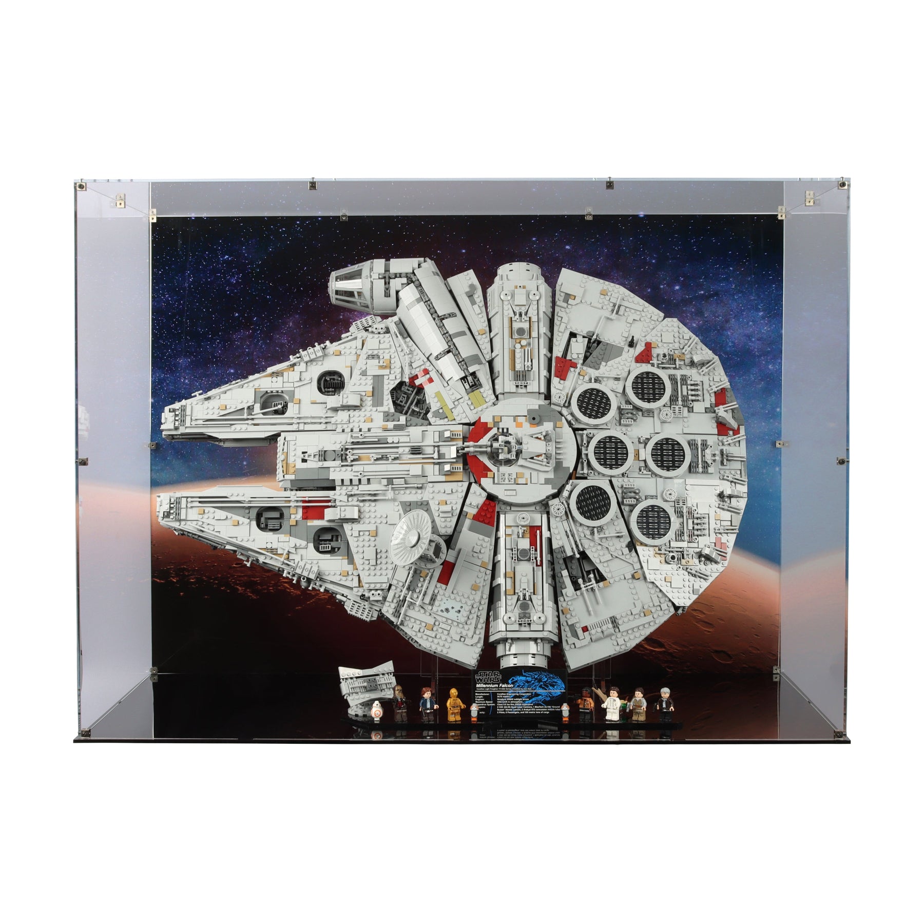 LEGO 75192 Star Wars UCS Millennium Falcon - Display Case With Stand