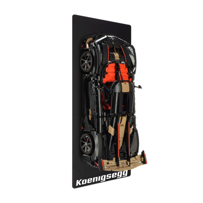 Wall display for LEGO 42232 Koenigsegg Sadair's Spear Megacar
