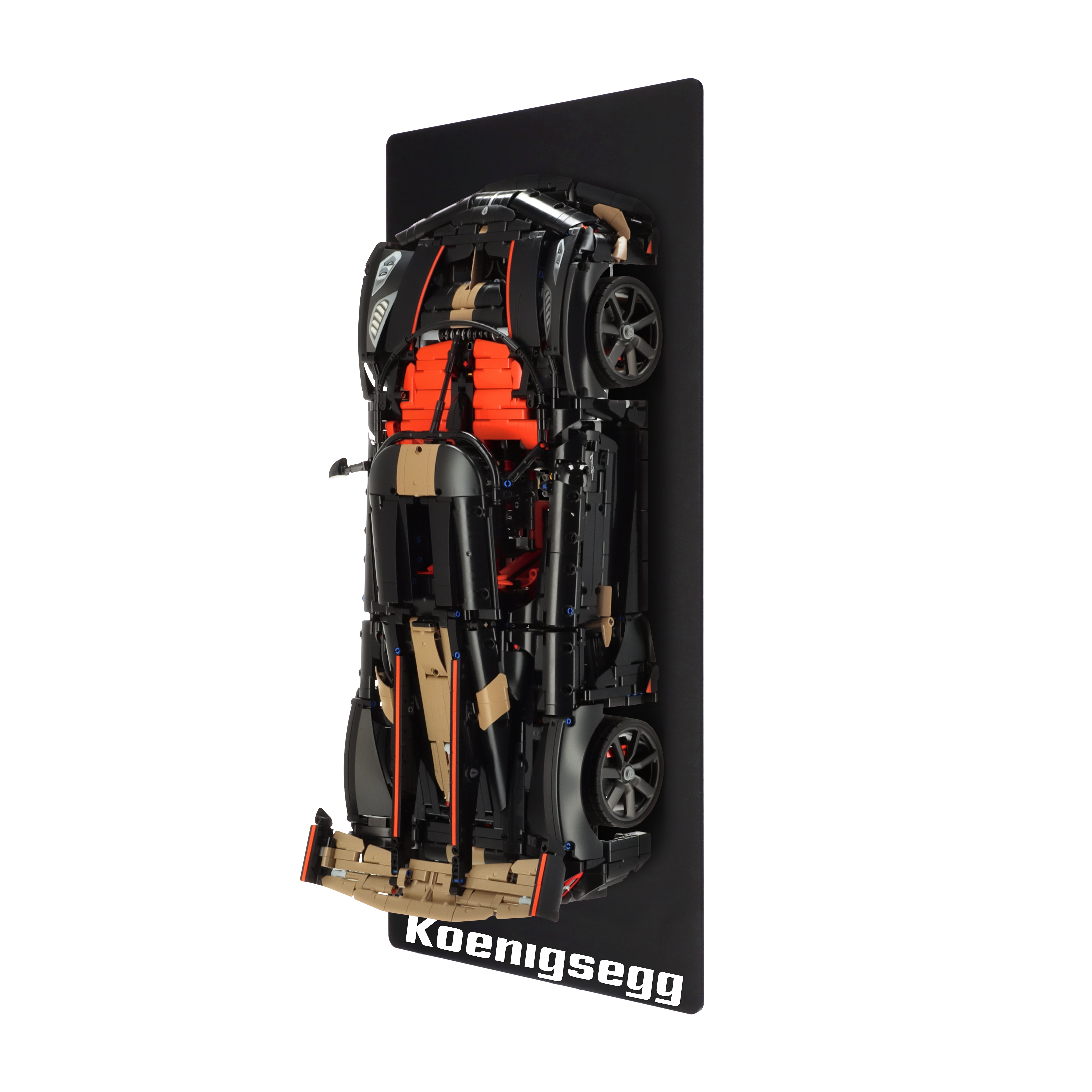 Wall display for LEGO 42232 Koenigsegg Sadair's Spear Megacar