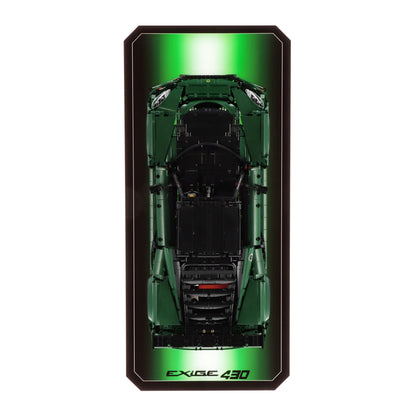Luxury Wall display for CADA C61511W Lotus Exige Cup 430