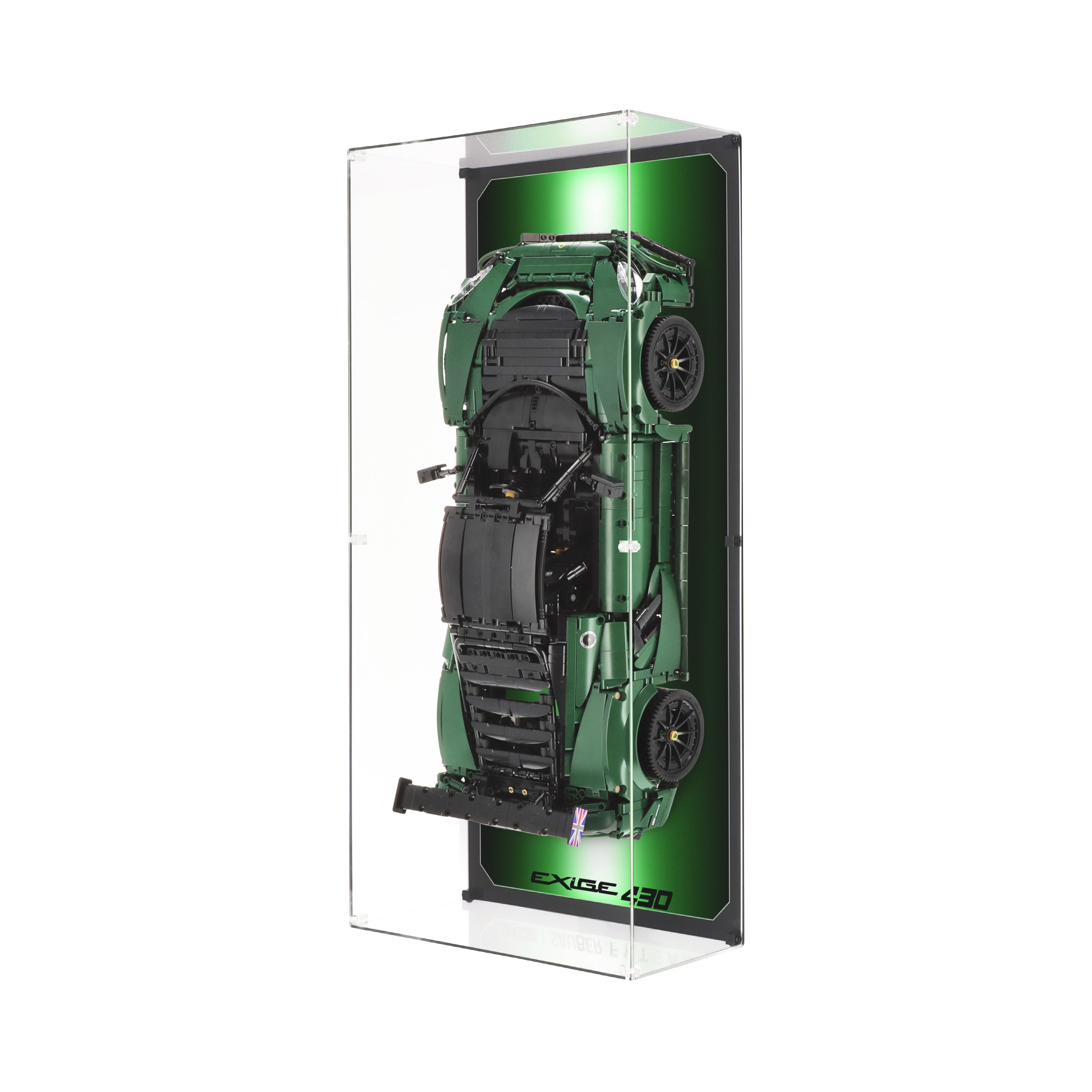 Wall Mounted Display Case for CADA C61511W Lotus Exige Cup 430
