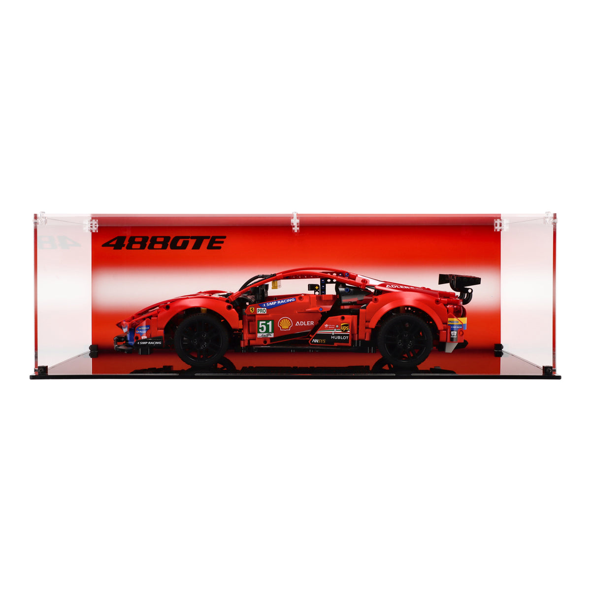 LEGO 42125 Ferrari 488 GTE - Display Case