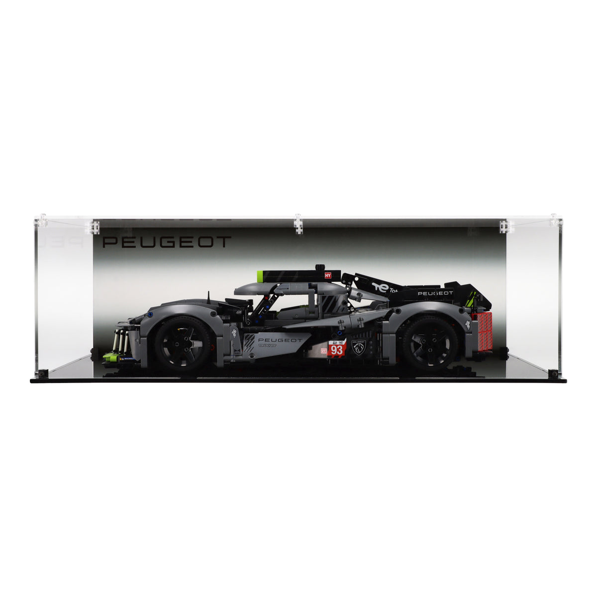 Lego 42156 PEUGEOT 9X8 24H Le Mans Hybrid Hypercar - Display Case