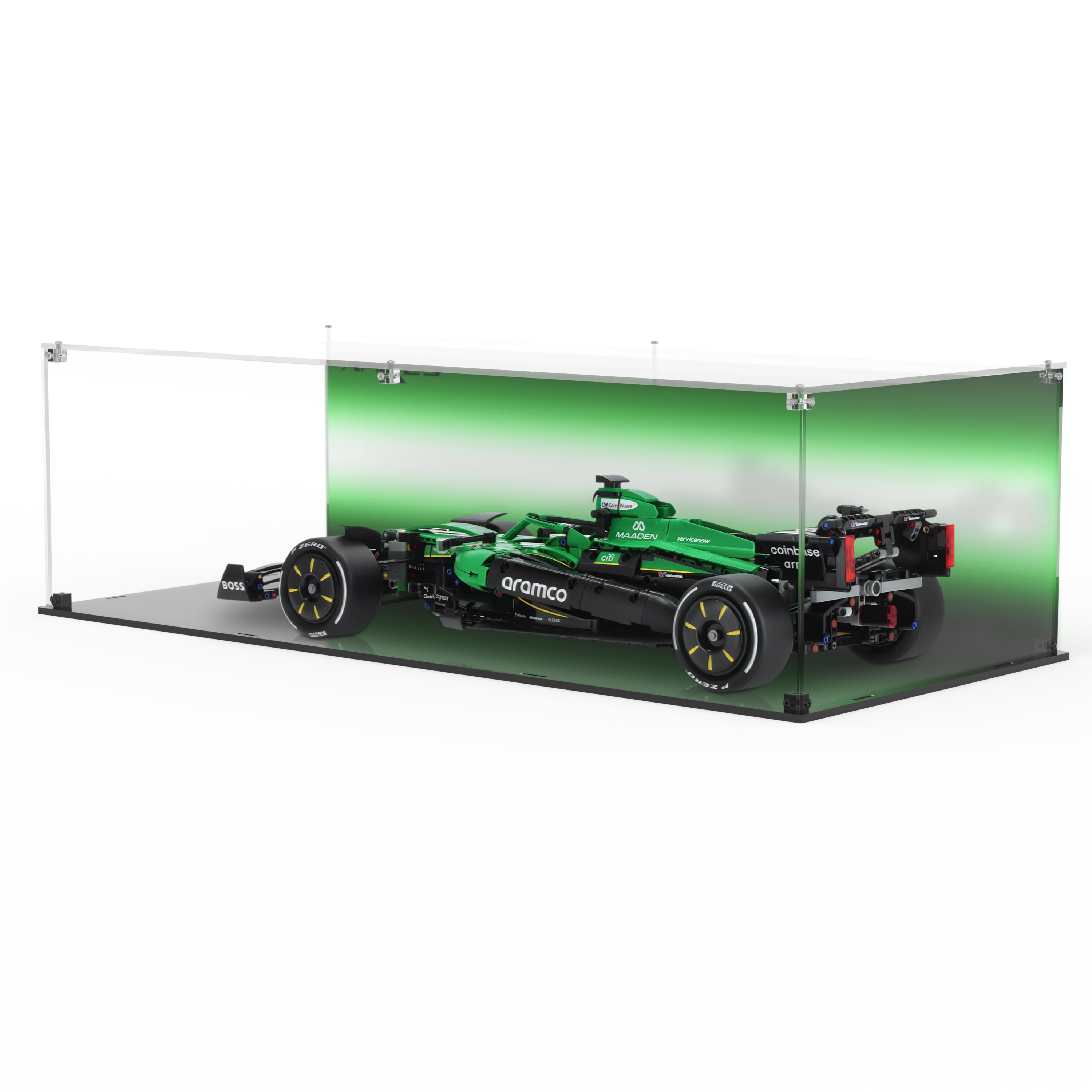 LEGO 42240 Aston Martin Aramco AMR25 F1® Car - Display Case