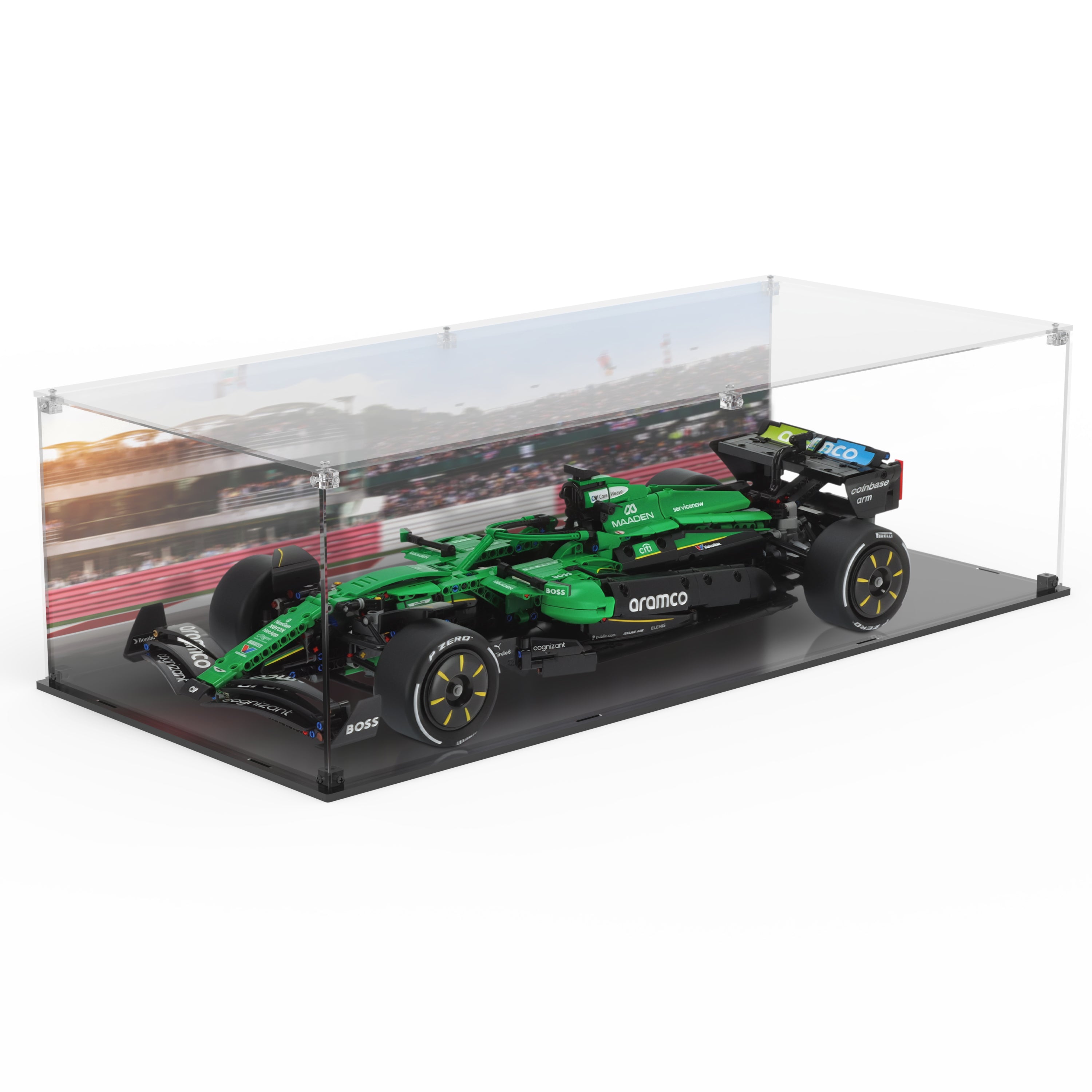 LEGO 42240 Aston Martin Aramco AMR25 F1® Car - Display Case