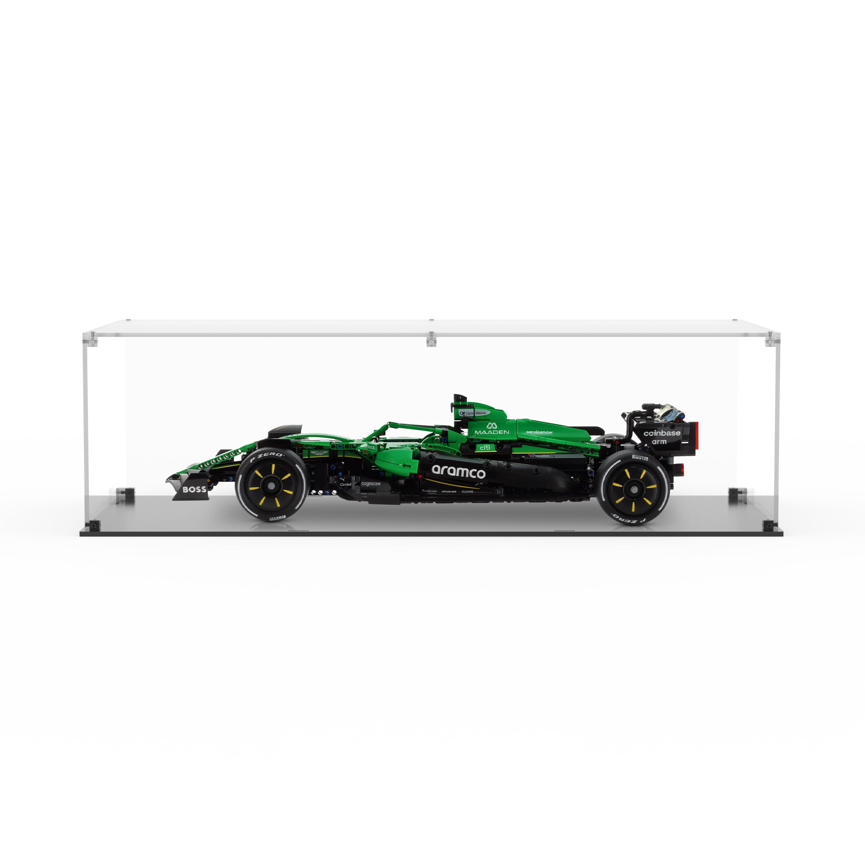 LEGO 42240 Aston Martin Aramco AMR25 F1® Car - Display Case
