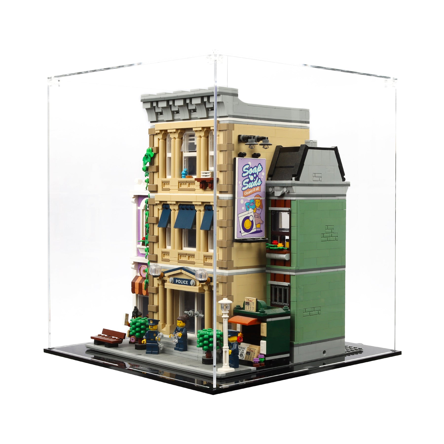 Lego 10278 Police Station - Display Case