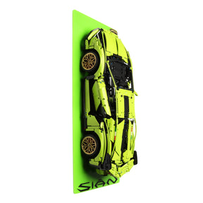 Wall display for LEGO Technic 42115 Lamborghini Sián