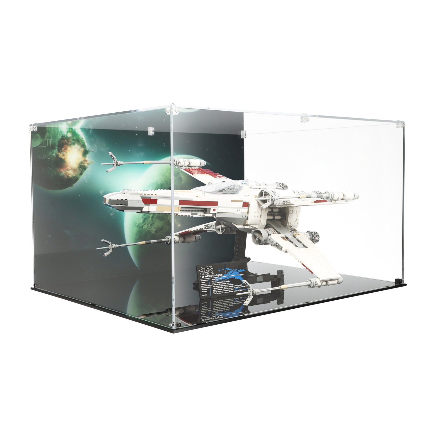 Lego 10240 Red Five X-wing Starfighter - Display Case