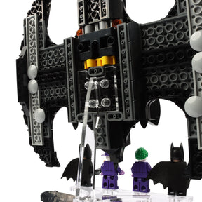 Dual Lego 76224 Batmobile & Lego 76265 Batwing Display Stand