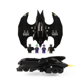 Dual Lego 76224 Batmobile & Lego 76265 Batwing Display Stand