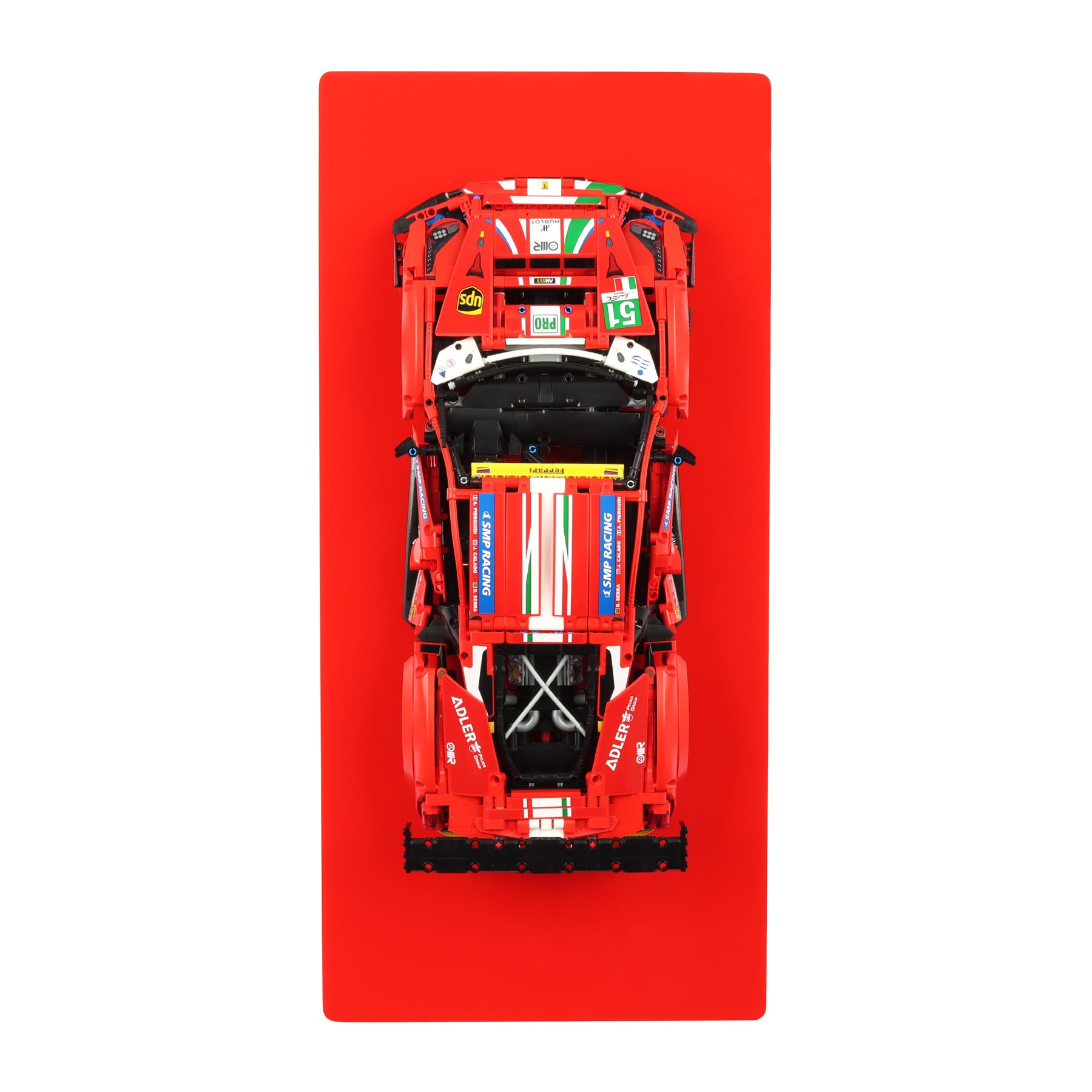 Wall display for LEGO Technic 42125 Ferrari 488 GTE