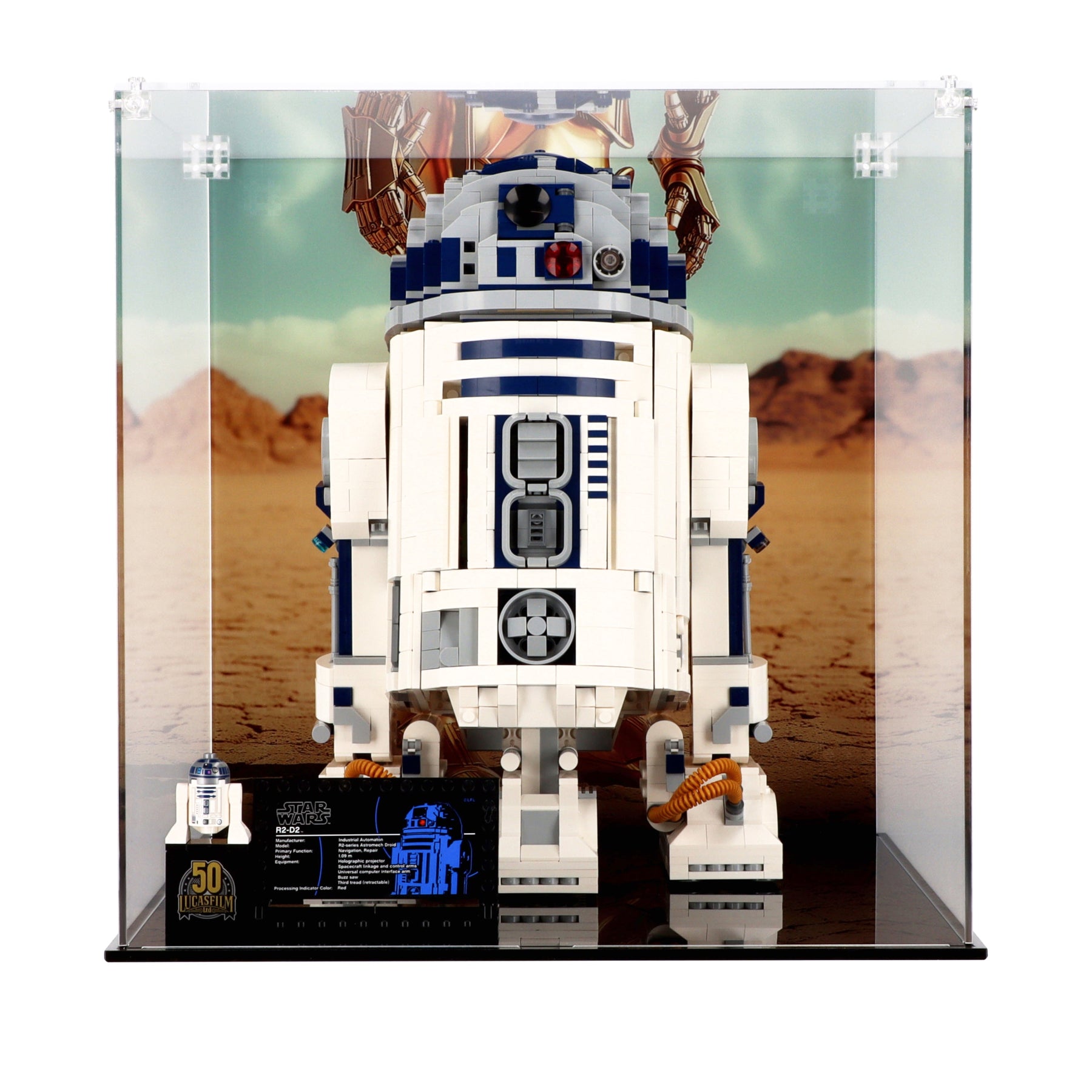 Lego 75308 Star Wars R2-D2 - Display Case