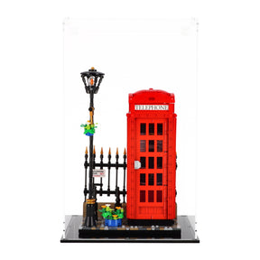 Lego 21347 Red London Telephone Box Display Case