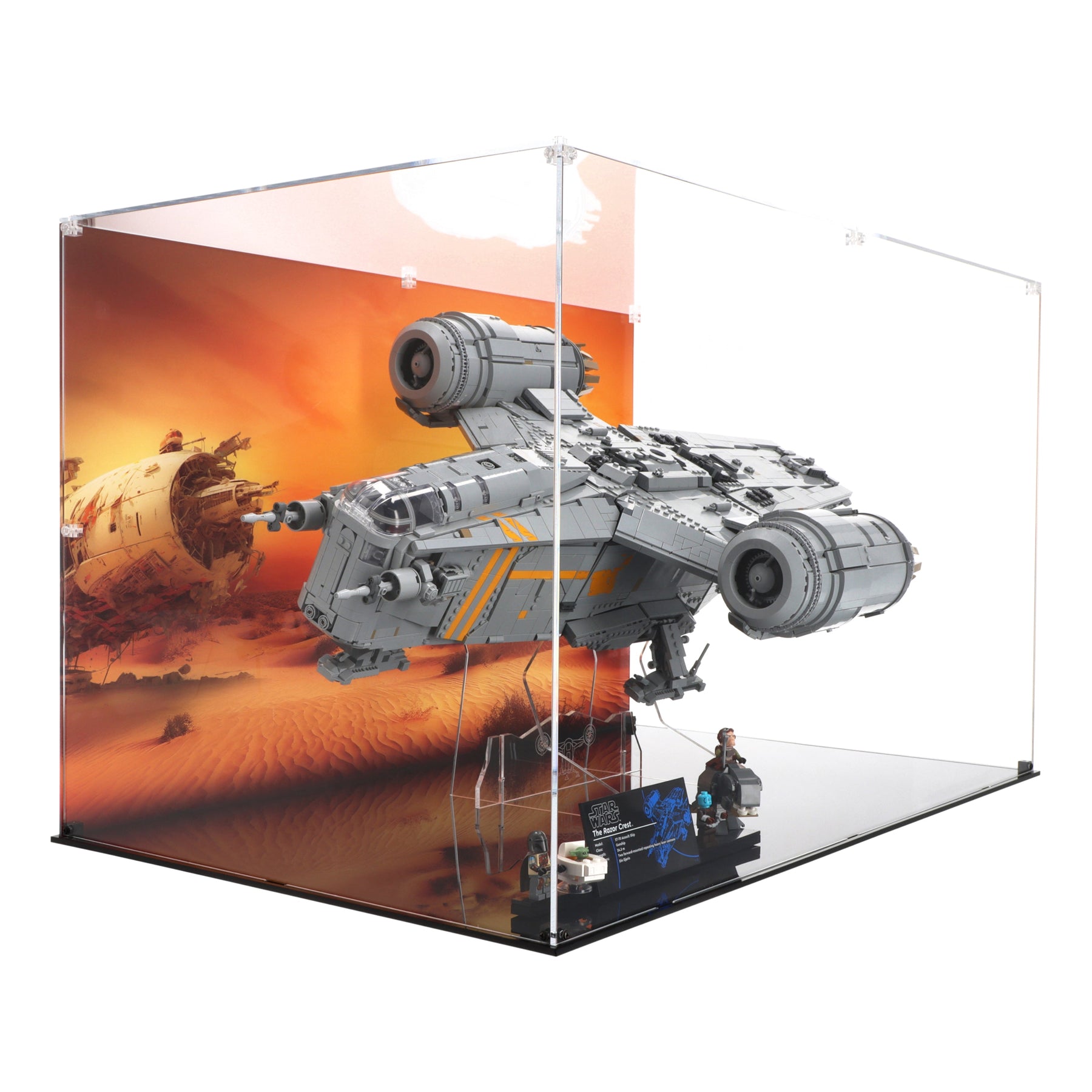 Lego 75331 The Razor Crest Display Case