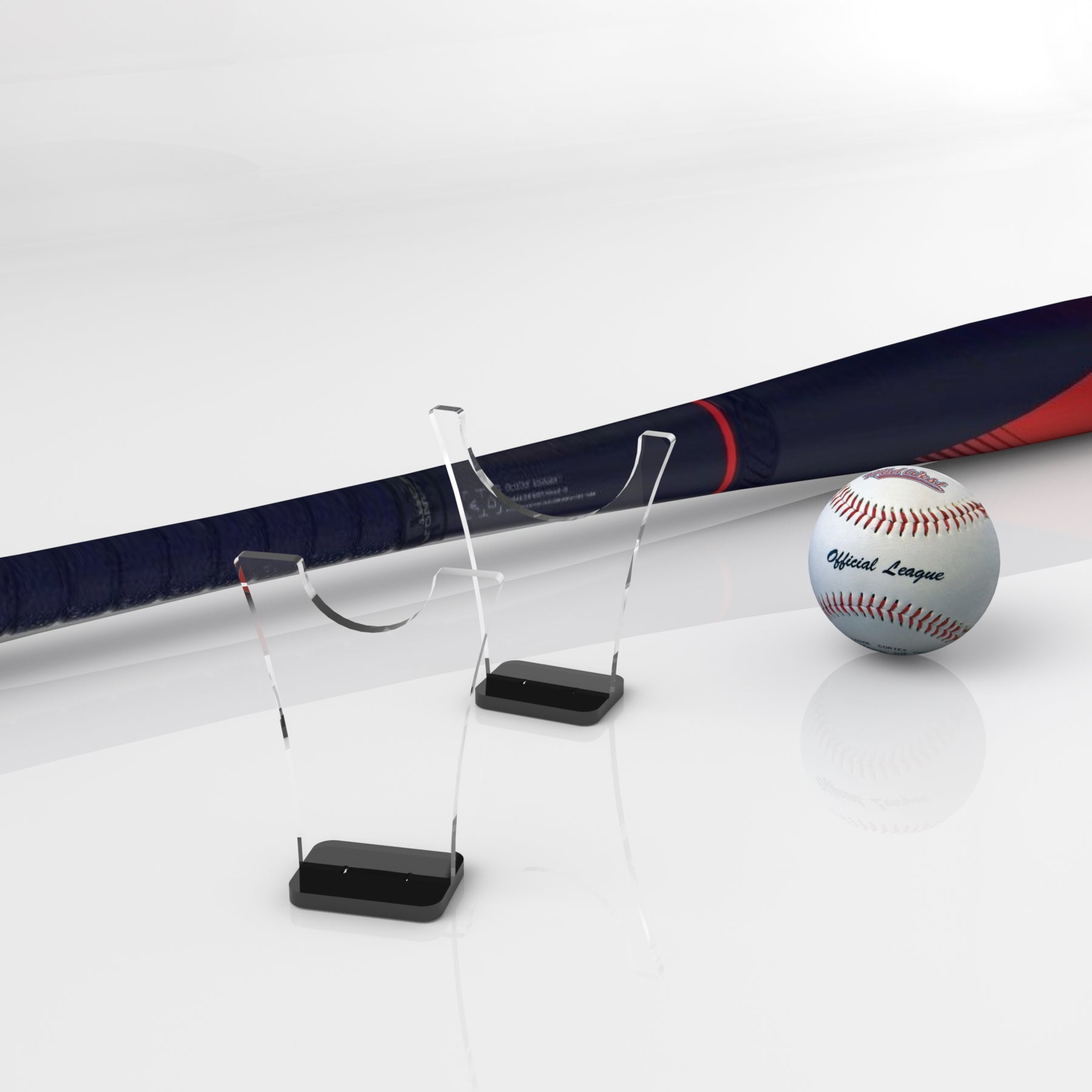 Freestanding Baseball Bat Display Stand
