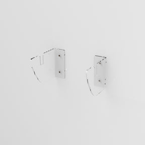 Pair of Clear Skateboard Hanging Brackets