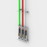 Wall Mount Triple Lightsaber Wall Rack