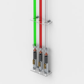 Wall Mount Triple Lightsaber Wall Rack