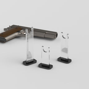 Pistol Revolver Display Stand - With Base / PW-06